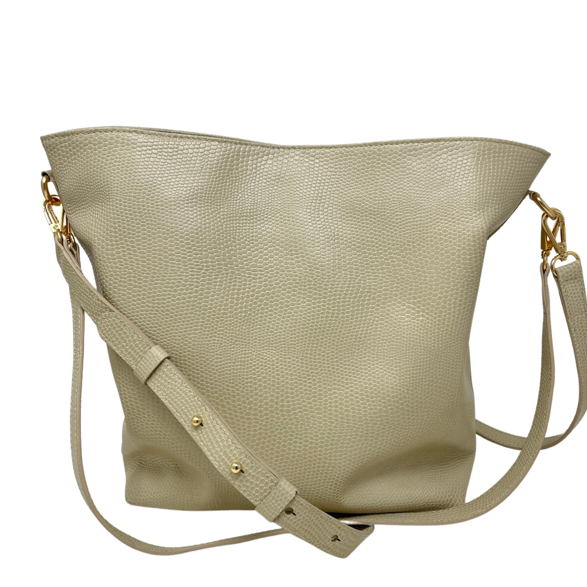 Cartera Cris Cuero Grabado Natural