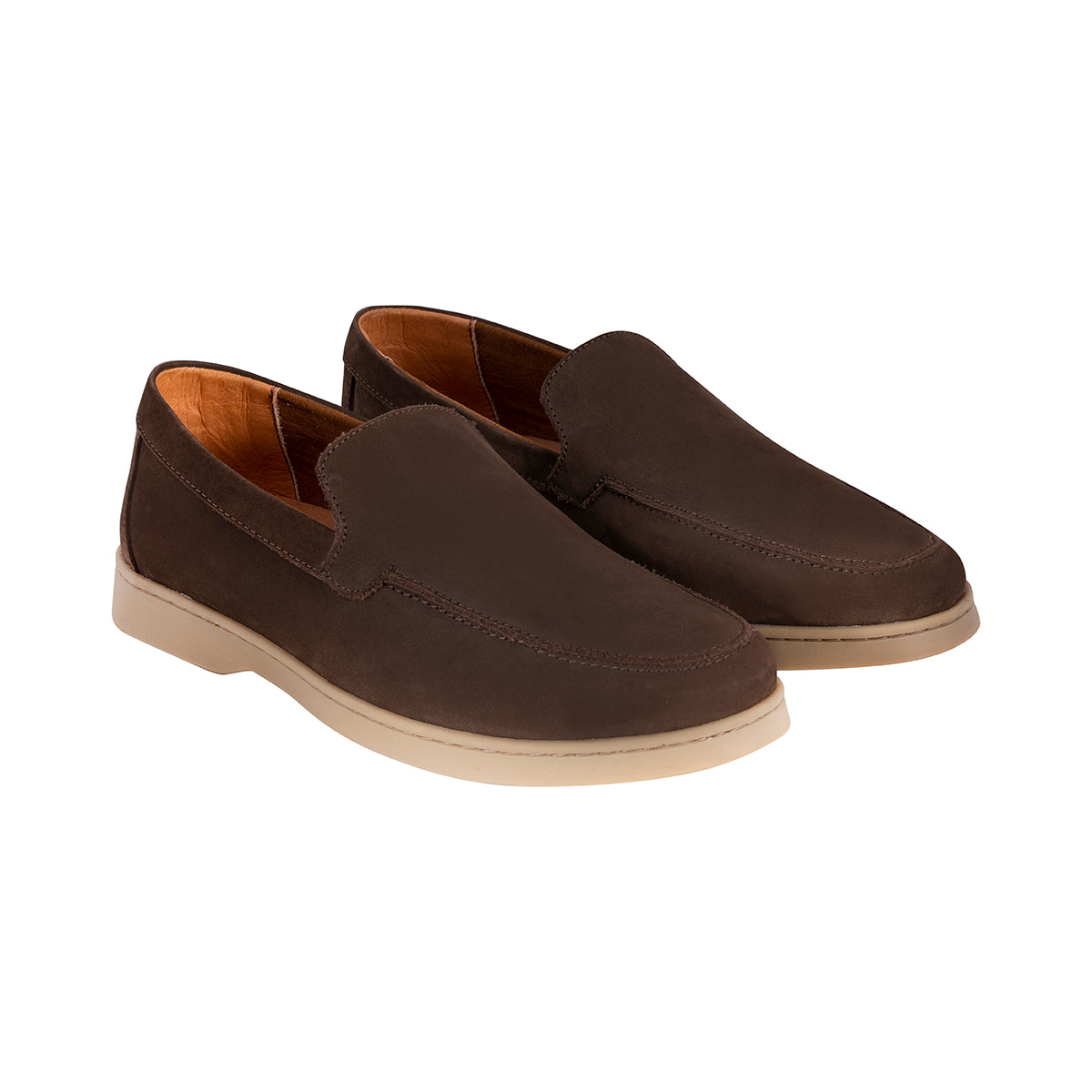 Loafer Hombre Nobuck Tabaco