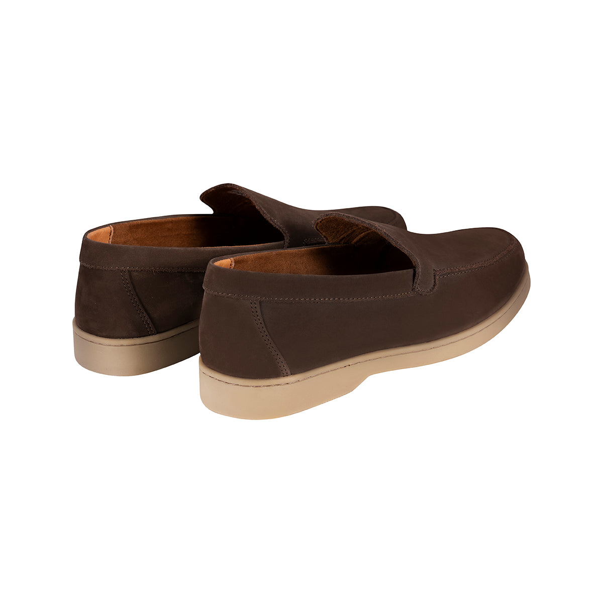 Loafer Hombre Nobuck Tabaco