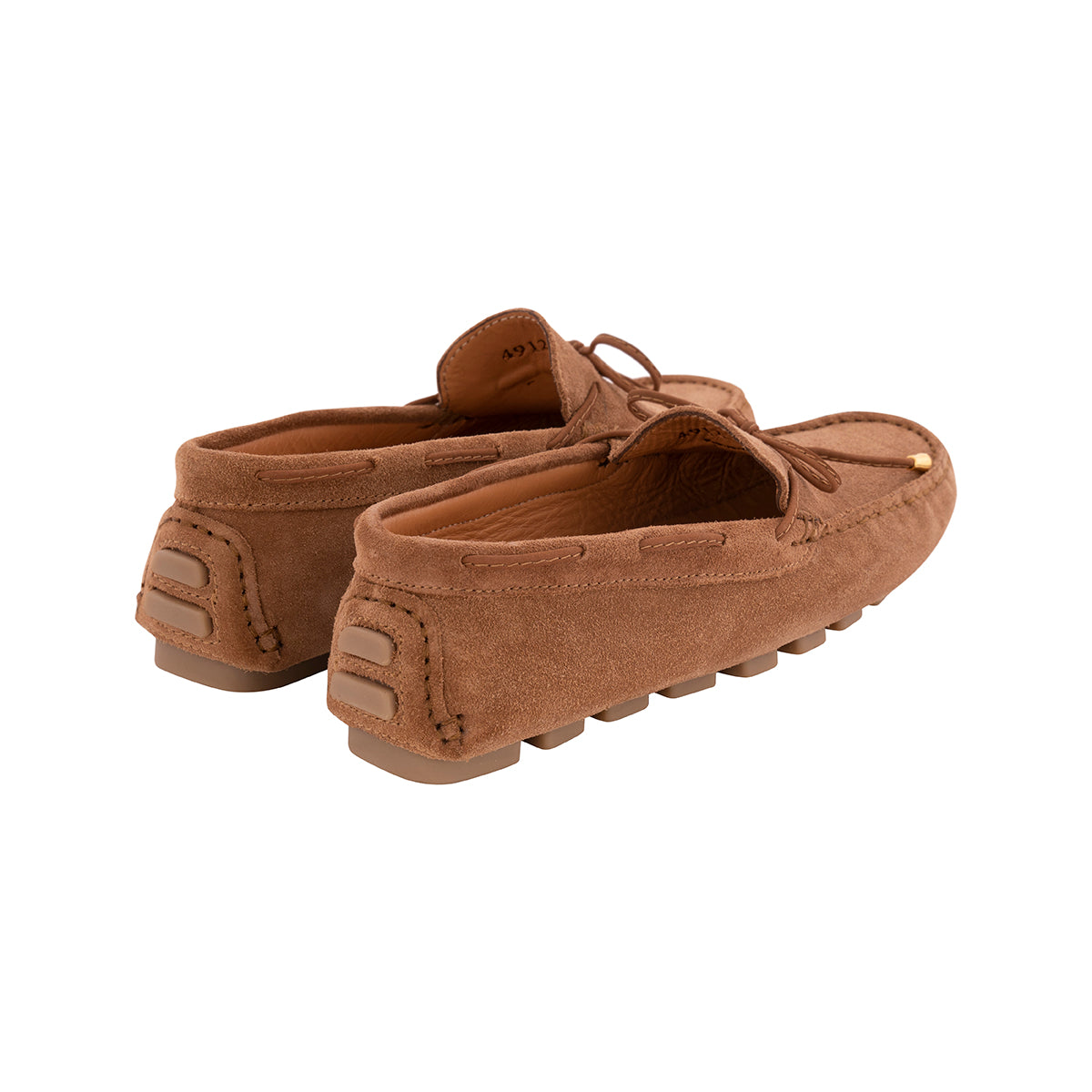 Mocasines Mujer Cordón Carnaza Whisky