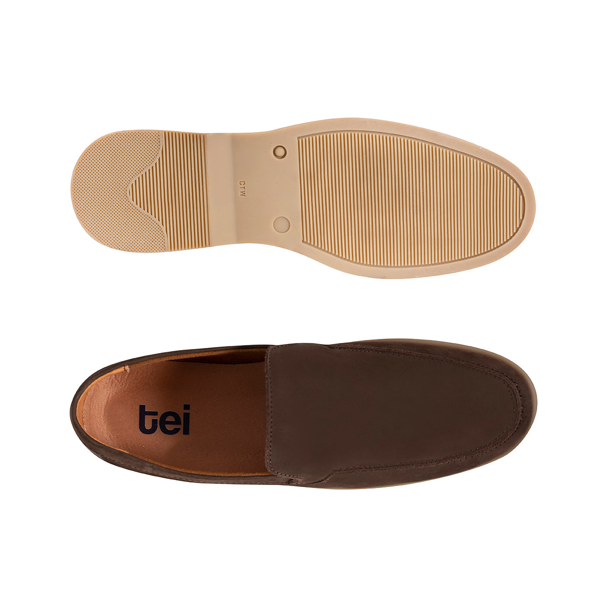 Loafer Hombre Nobuck Tabaco