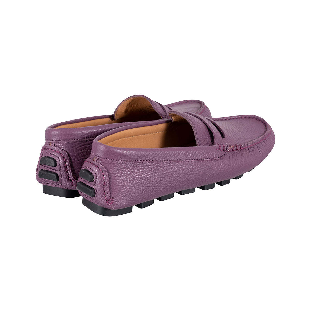 Mocasines Mujer Penny Cuero Morado Very Peri