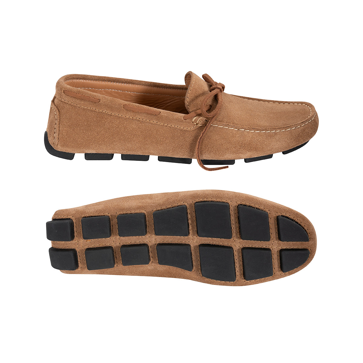 Mocasines Hombre Amarrar Carnaza Whisky