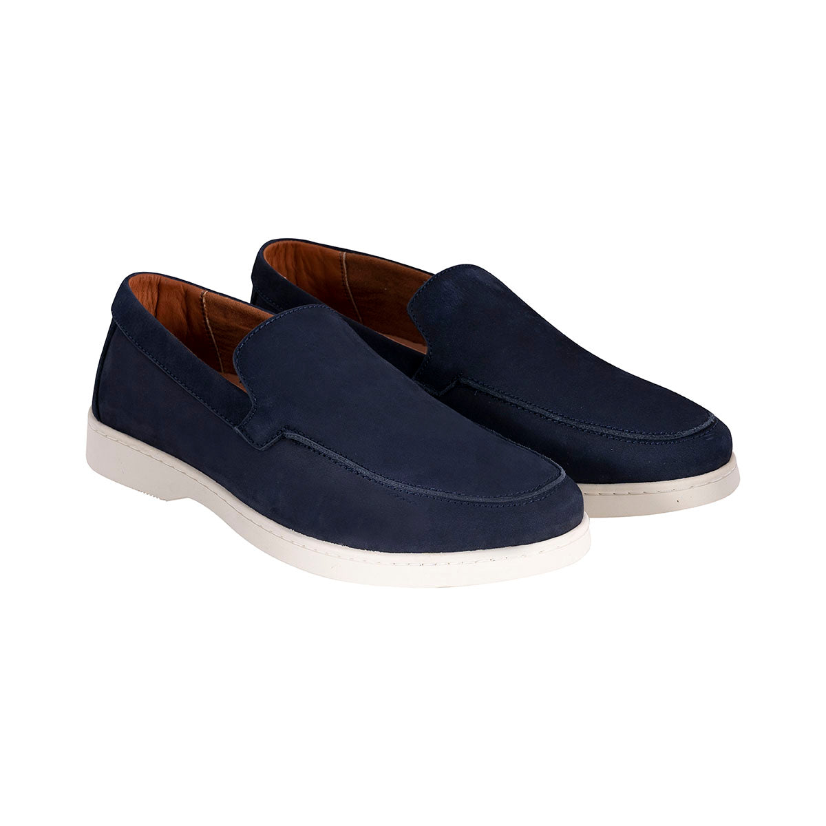 Loafer Hombre Nobuck Azul Pacífico