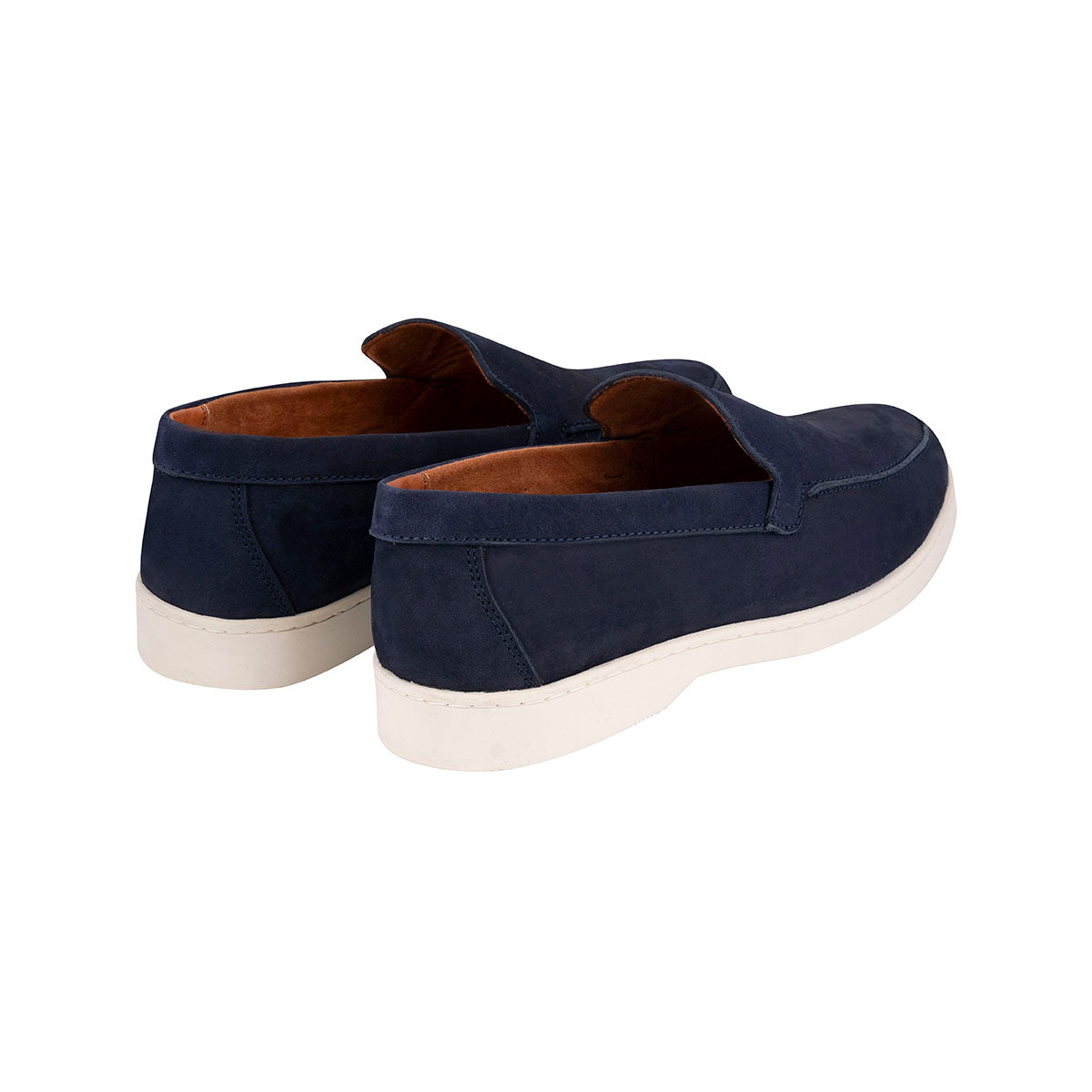 Loafer Hombre Nobuck Azul Pacífico