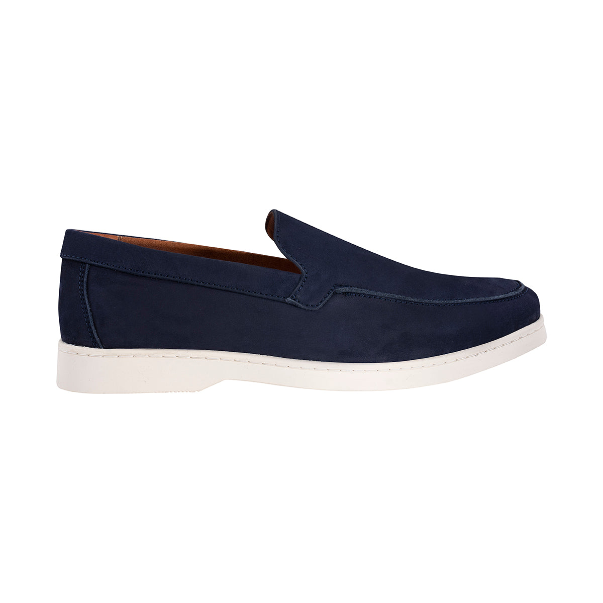 Loafer Hombre Nobuck Azul Pacífico