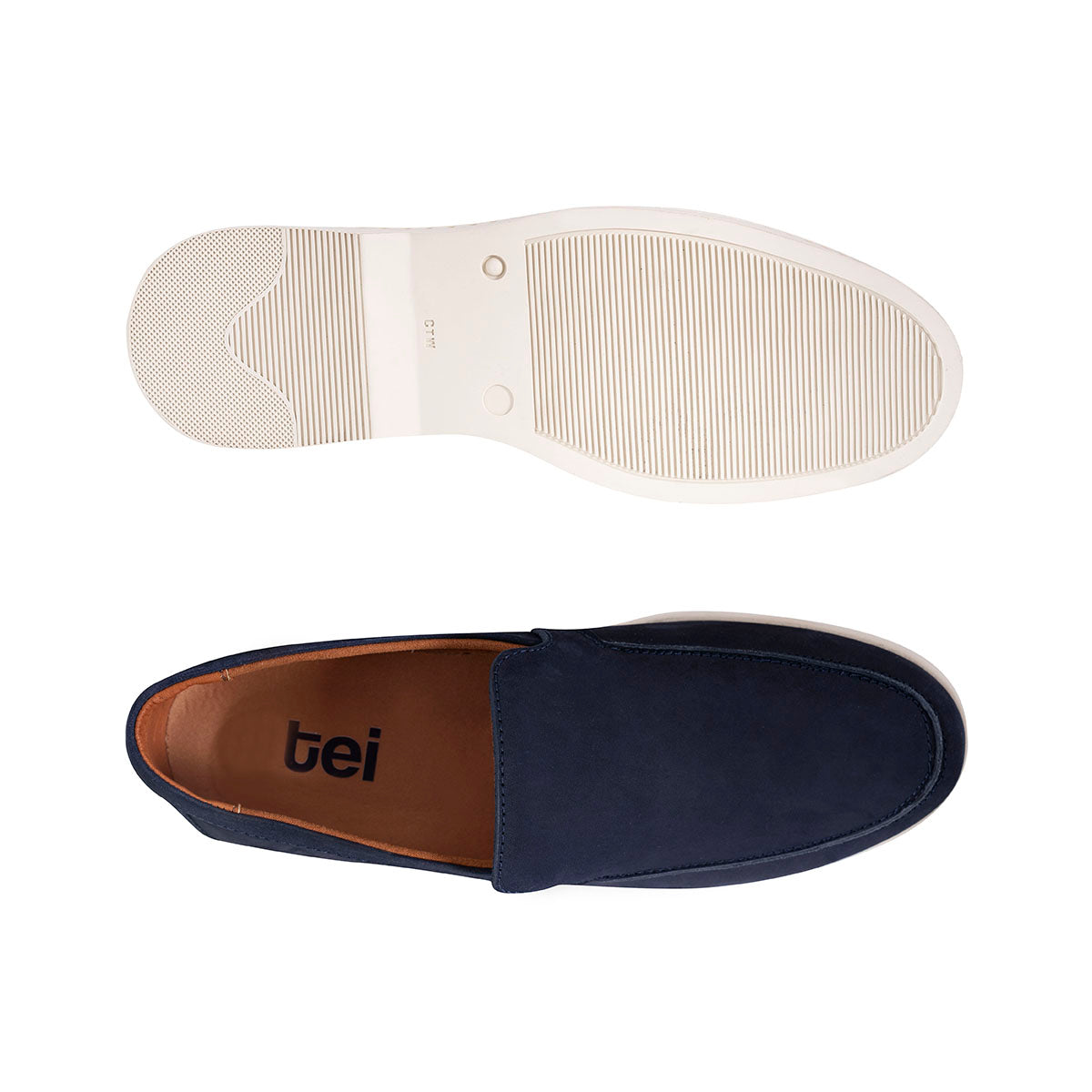 Loafer Hombre Nobuck Azul Pacífico