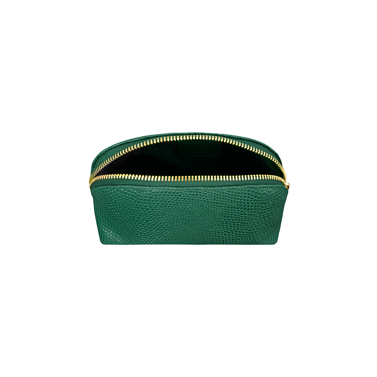 Cosmetiquera Paula en Cuero Verde Storm