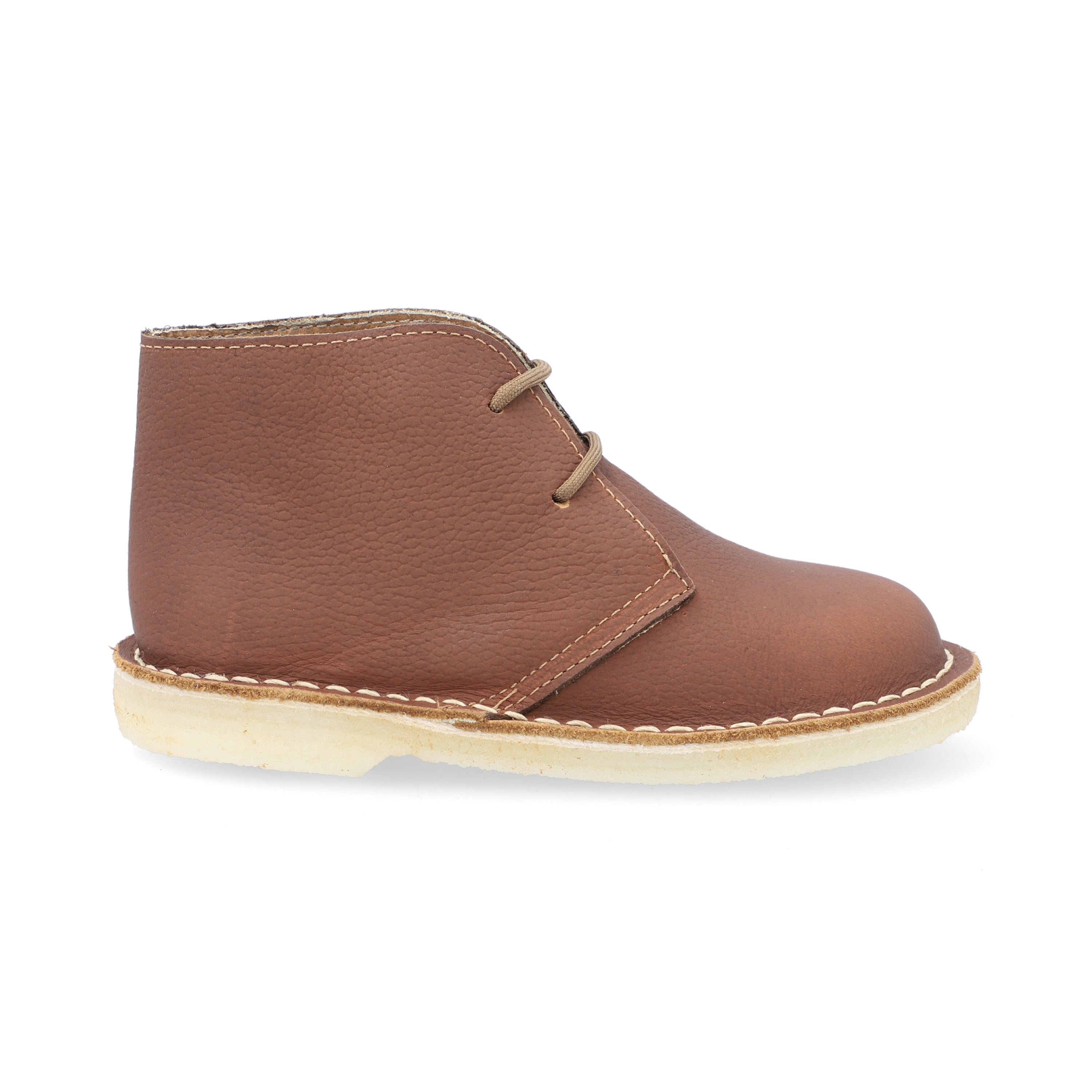Botas Desert Niño Cordón Cuero Miel
