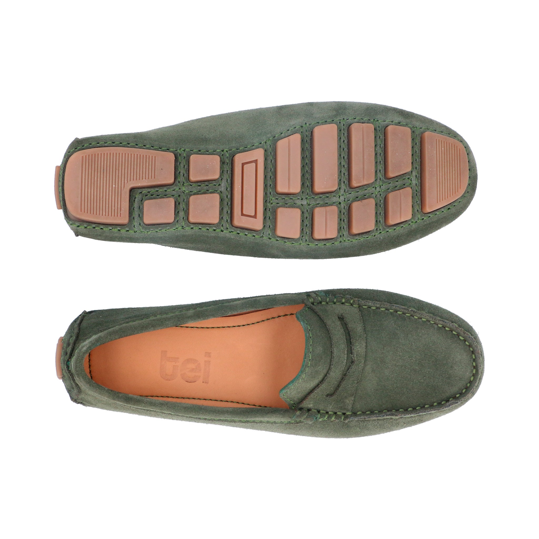 Mocasines Mujer Penny Carnaza Verde Birch