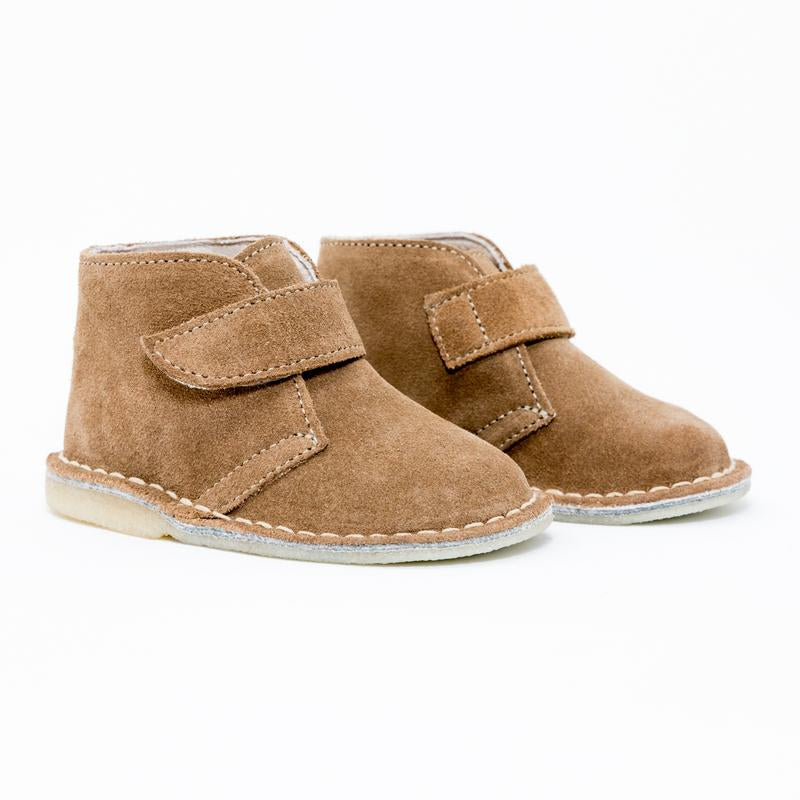 Desert Boots Niño Velcro Almendra