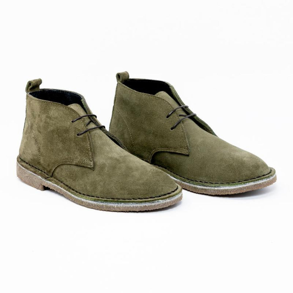 Desert Boots Carnaza Gamuzada Verde Oliva