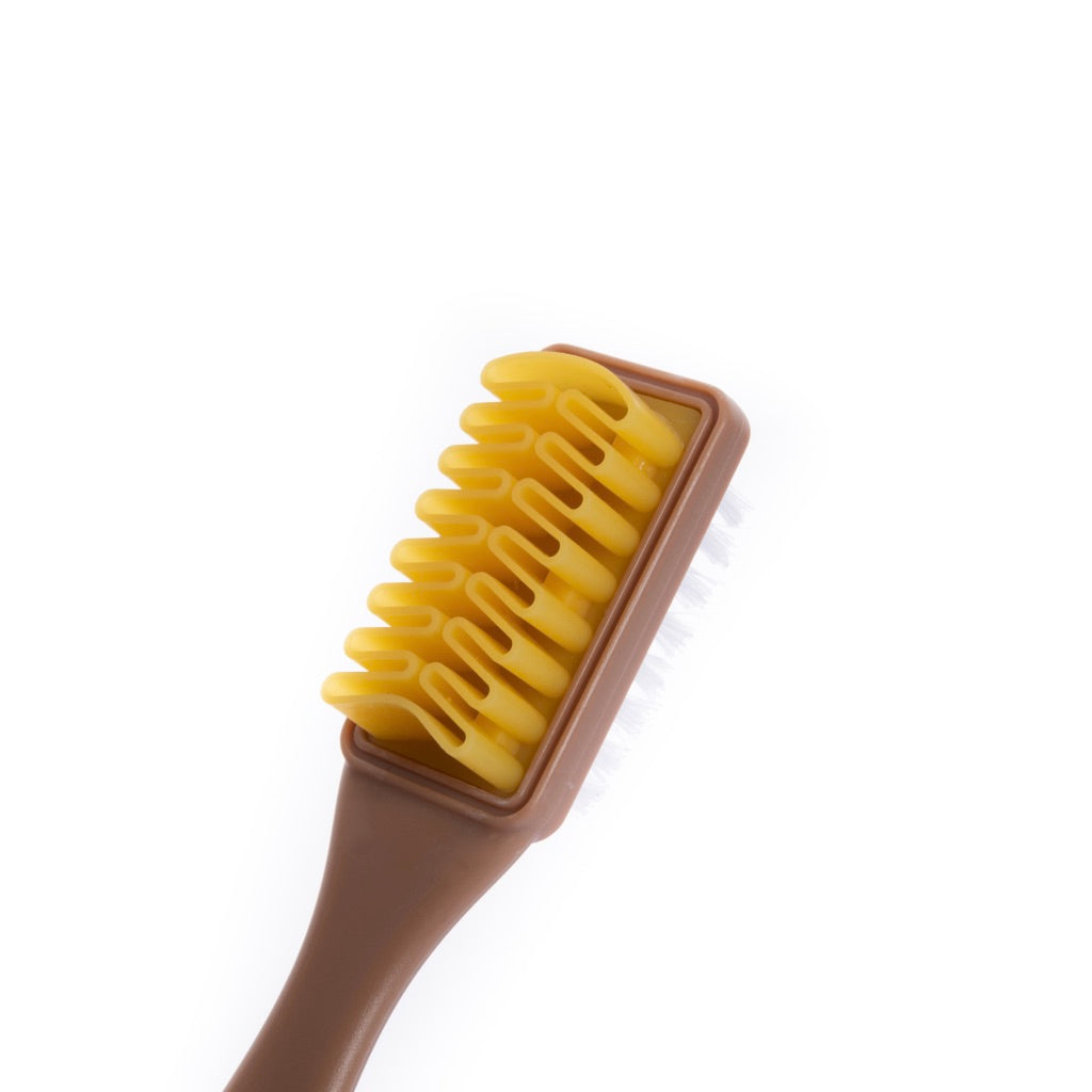 Cepillo para gamuza doble cara