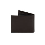 Billetera Cuero Liso Chocolate
