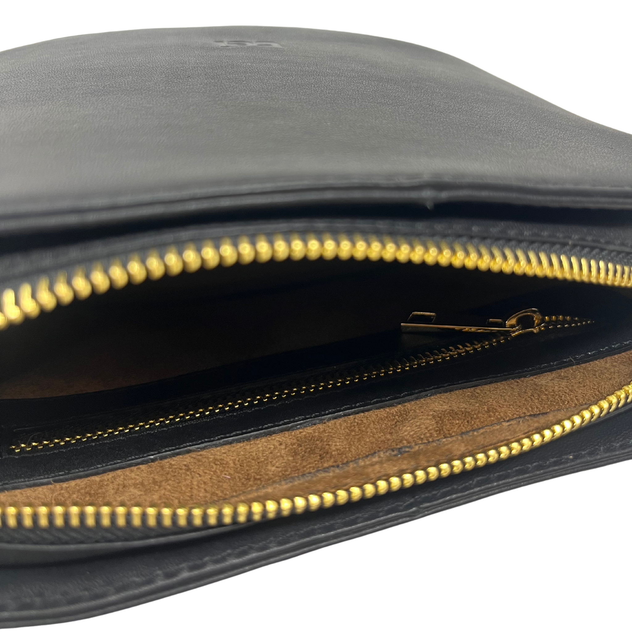 Cartera Isa Cuero Plena Flor Negro