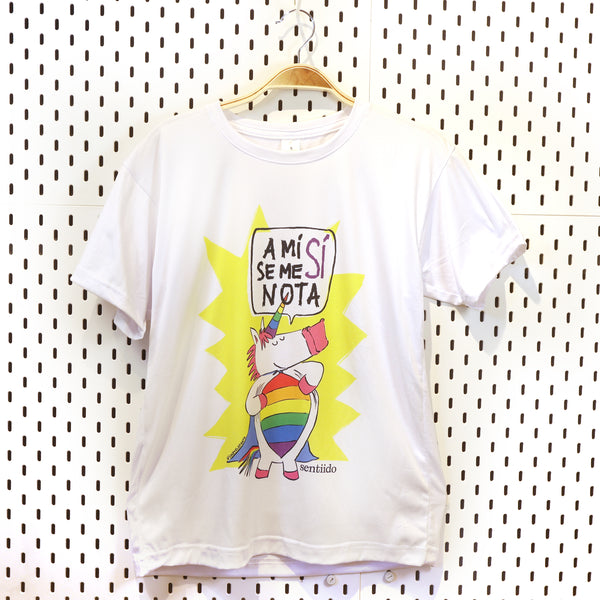 Camiseta Sentiido Power Plumas Blanca