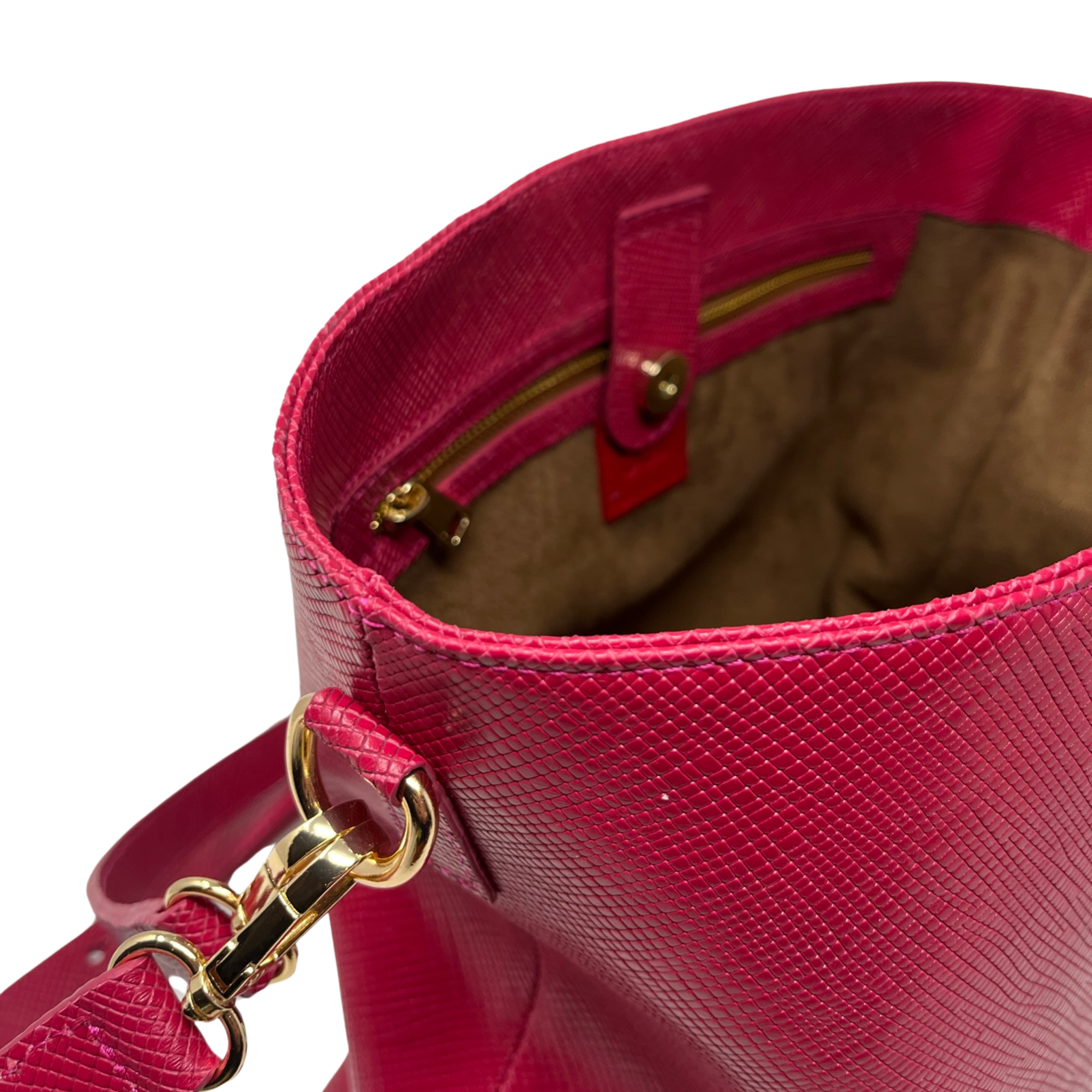 Cartera Cris Cuero Grabado Rojo