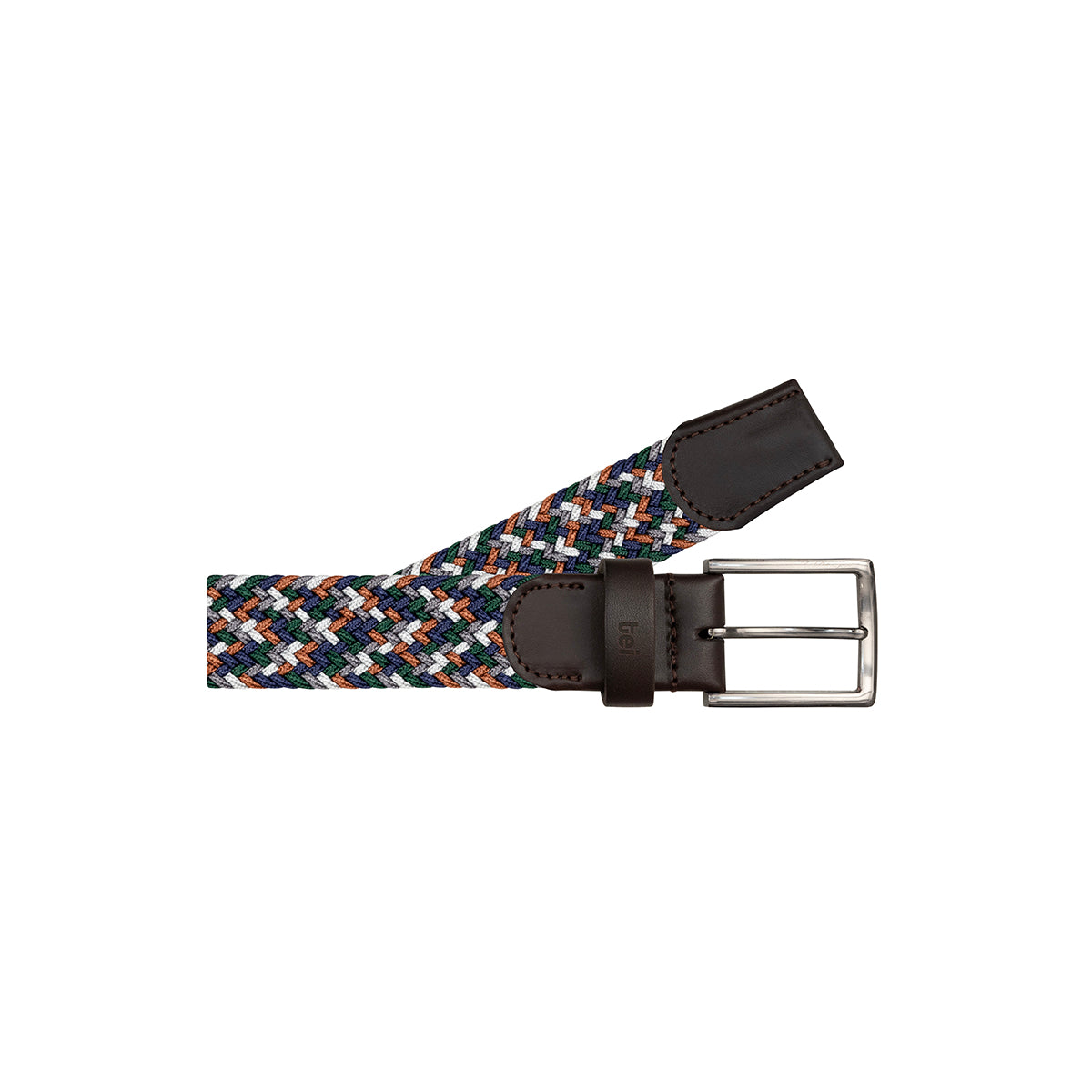 Cinturón trenzado elástico Azul/ Verde/ Caoba/ Gris/ Blanco