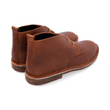 Botas Desert Hombre Cuero Graso Cafe Botas Hombre