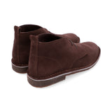 Botas Desert Hombre Cuero Carnaza Café