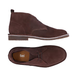 Botas Desert Hombre Cuero Carnaza Café