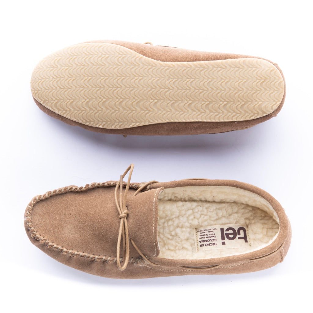 Pantuflas Apaches Hombre Almendra