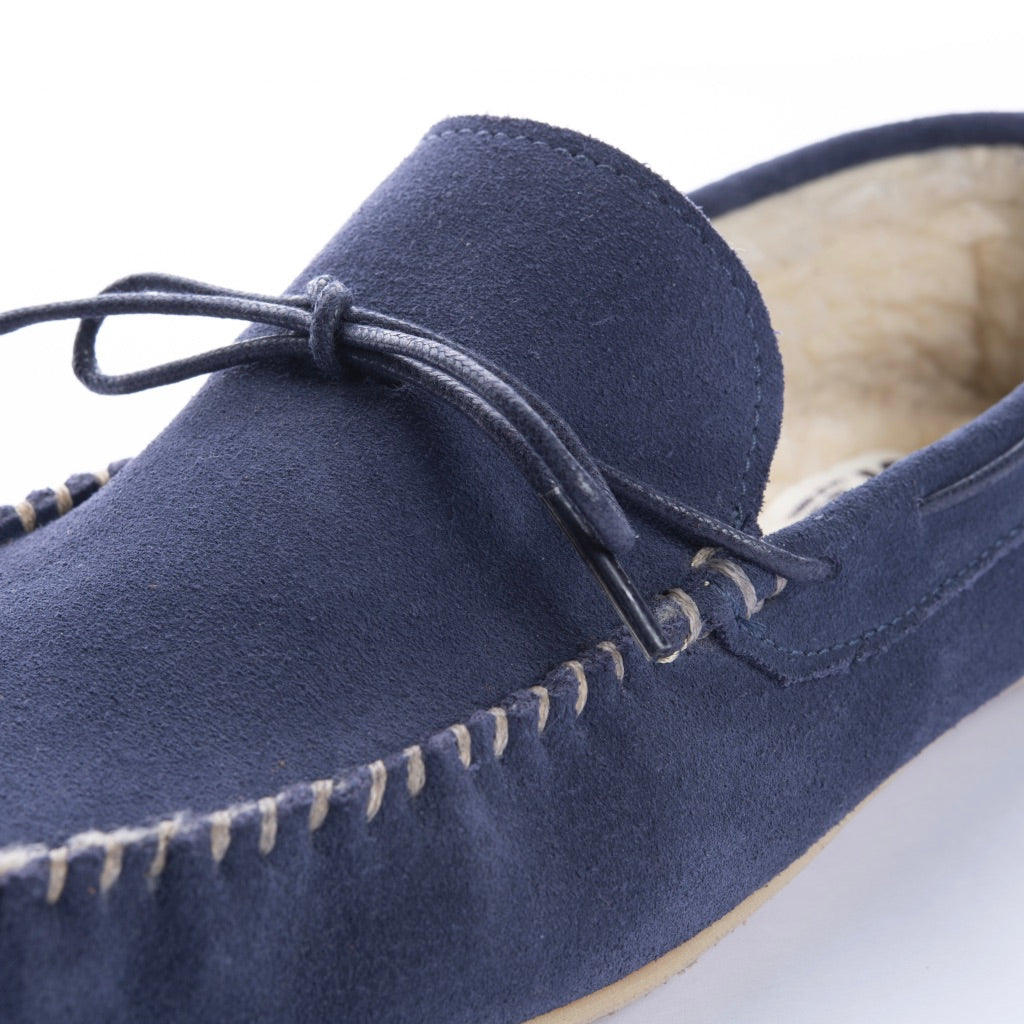 Pantuflas Apaches Hombre Azul Navy