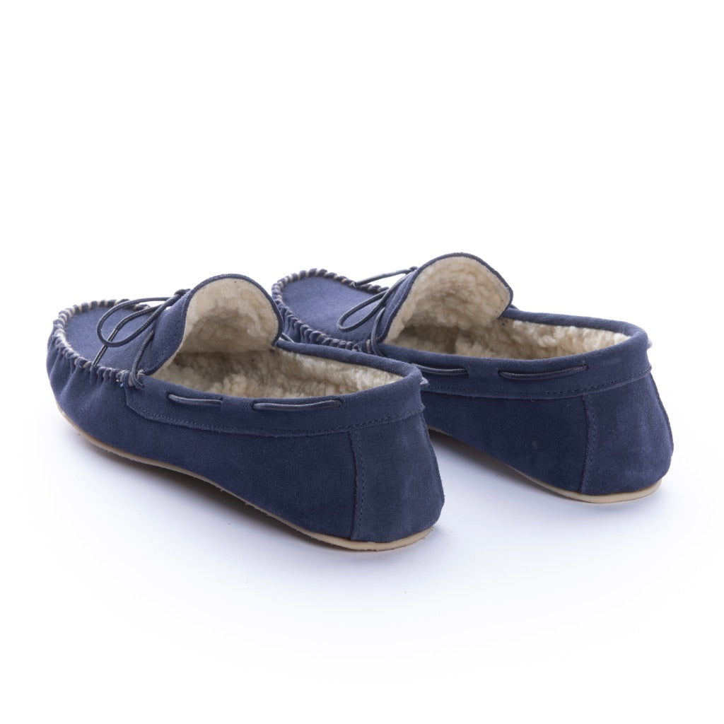 Pantuflas Apaches Hombre Azul Navy