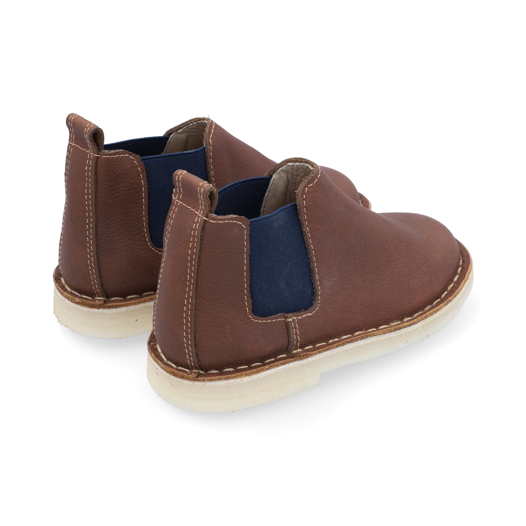 Botas Chelsea Niño Cuero Miel