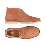 Botas Desert Mujer Cuero Carnaza Almendra