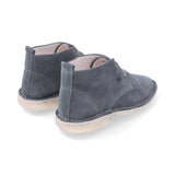 Botas Desert Mujer Cuero Carnaza Fumo
