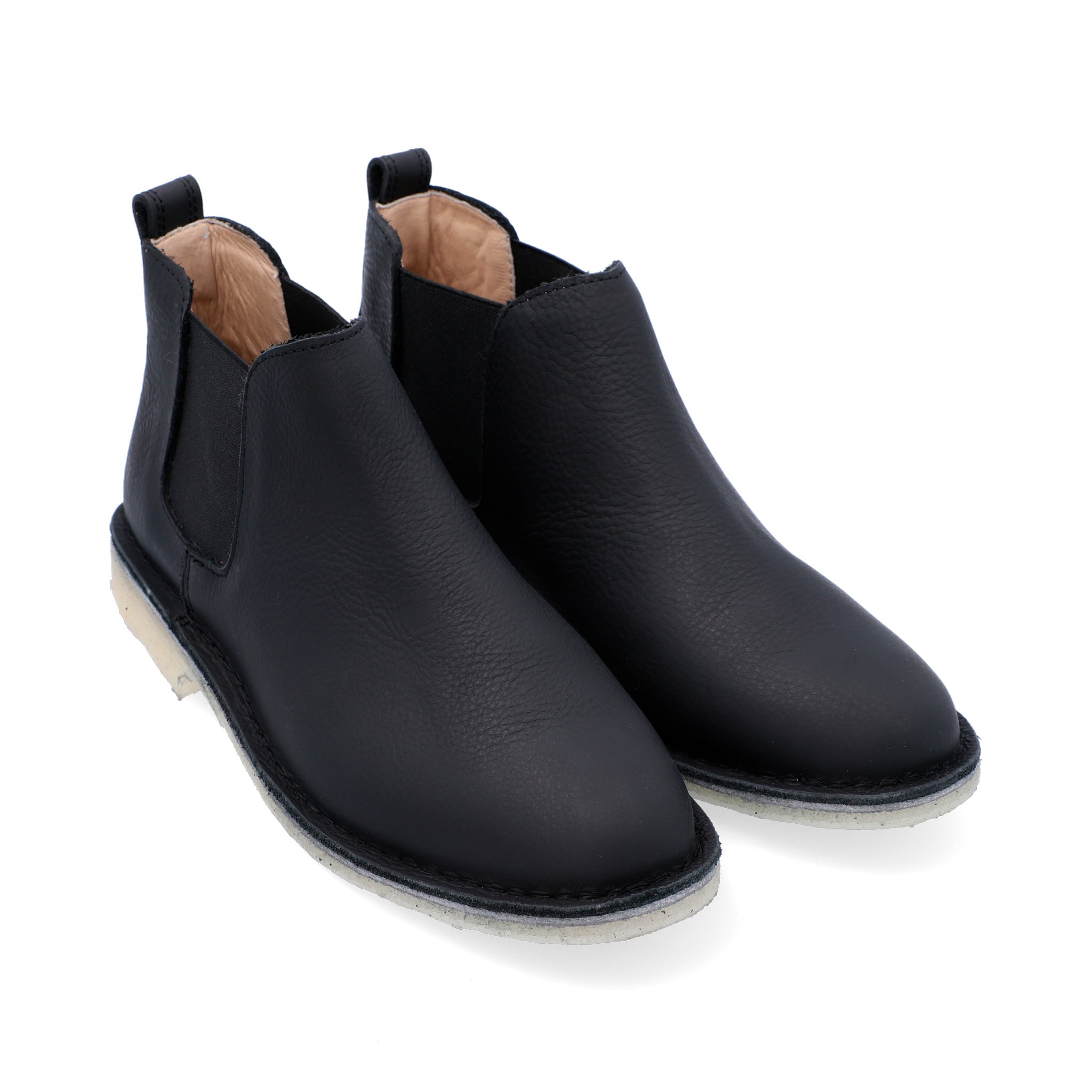 Botas Chelsea Mujer Cuero Negro