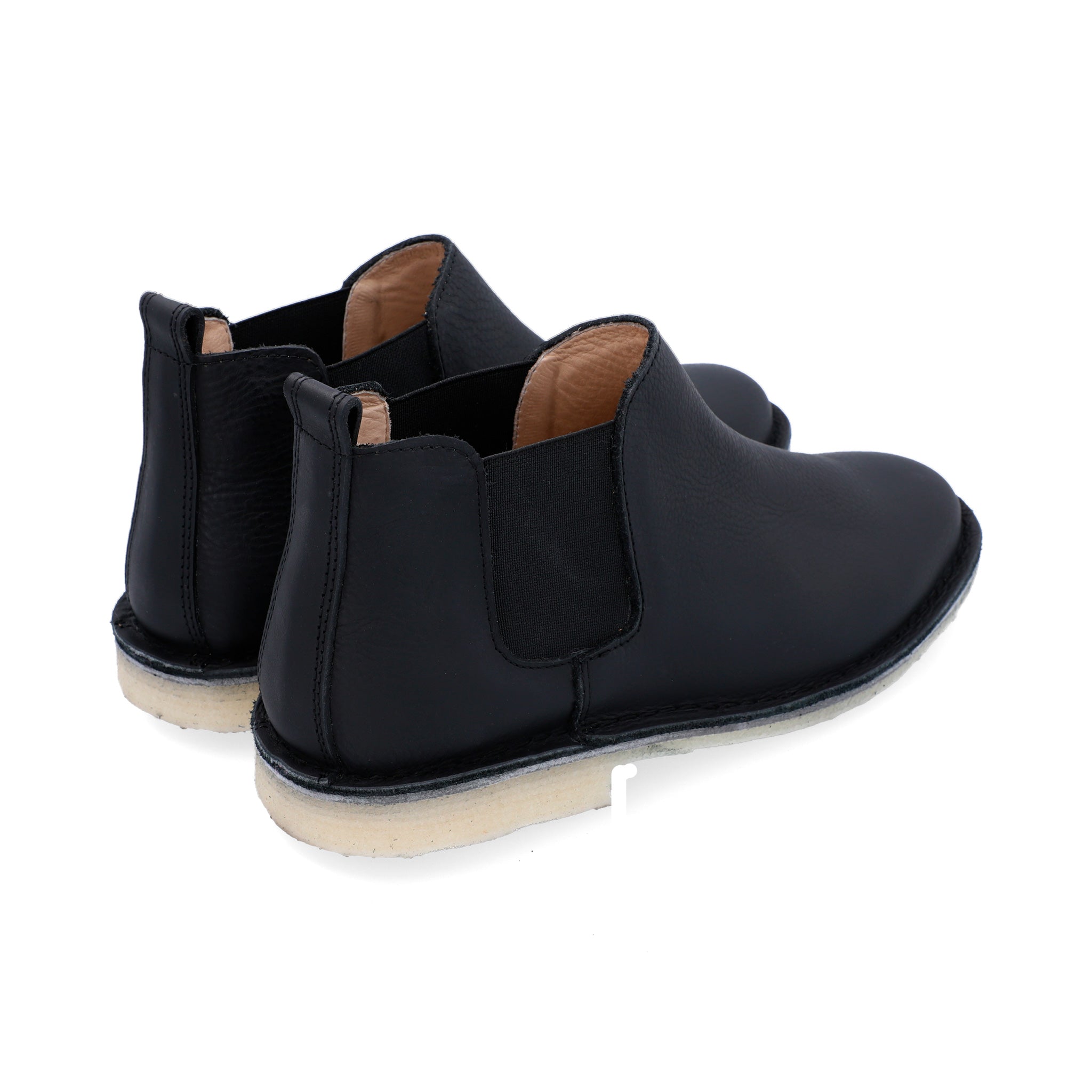 Botas Chelsea Mujer Cuero Negro