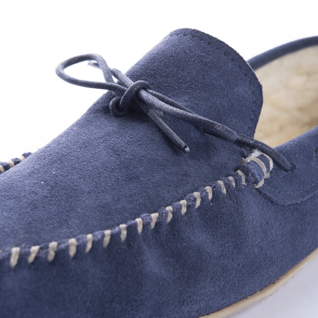 Pantuflas Apaches Mujer Azul Navy