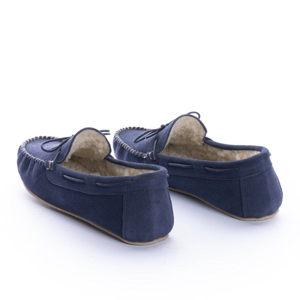 Pantuflas Apaches Mujer Azul Navy