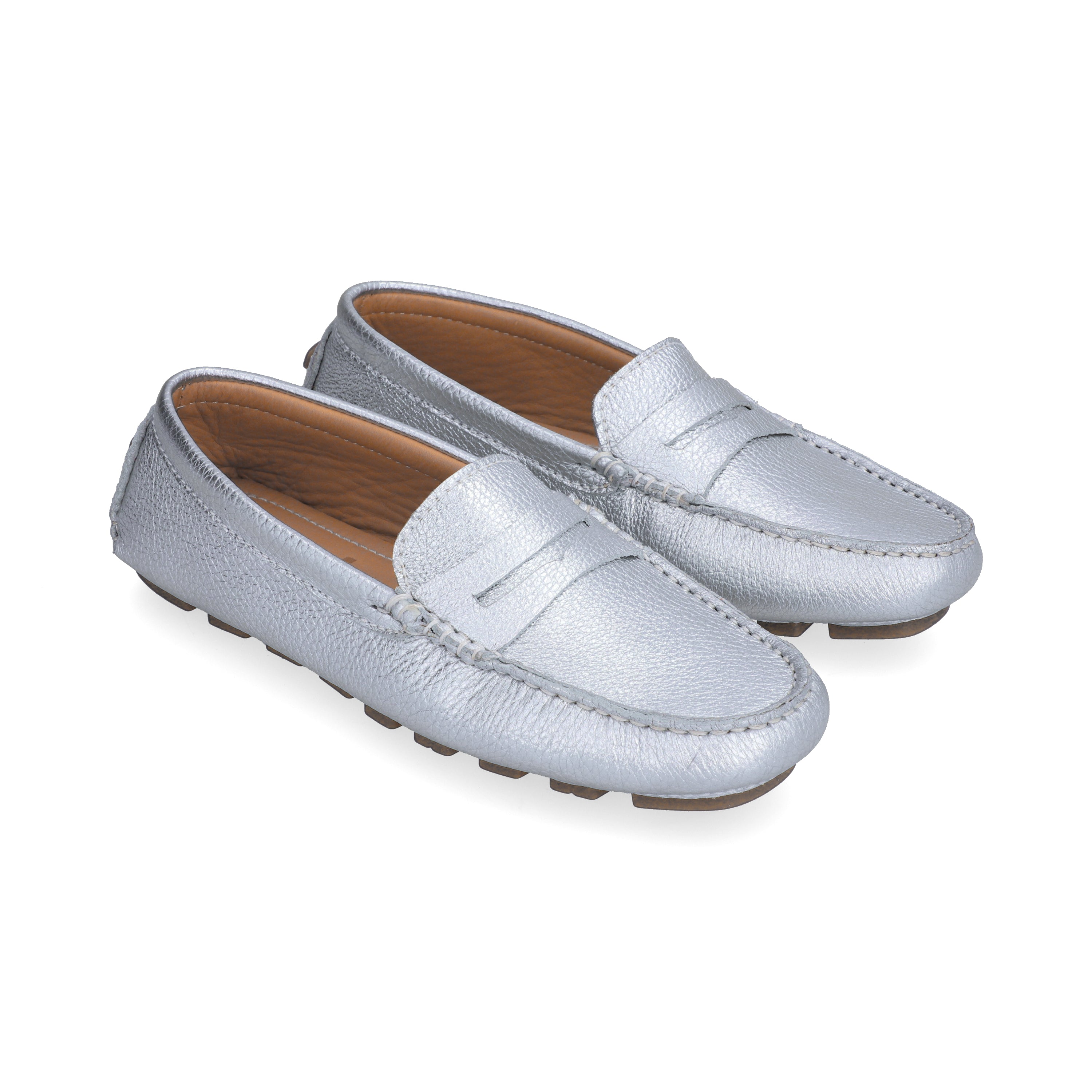 Mocasines Aldo Laurea Mujer Plateados Y Aldo Laurea Mocasines