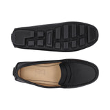 Mocasines Mujer Penny Cuero Negro