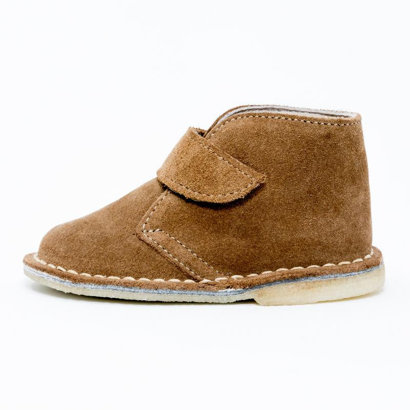Desert Boots Niño Velcro Almendra