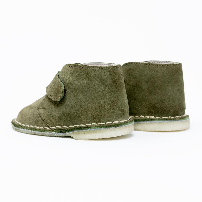 Desert Boots Niño Velcro Verde Oliva