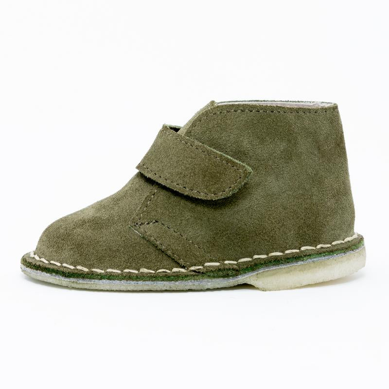 Desert Boots Niño Velcro Verde Oliva