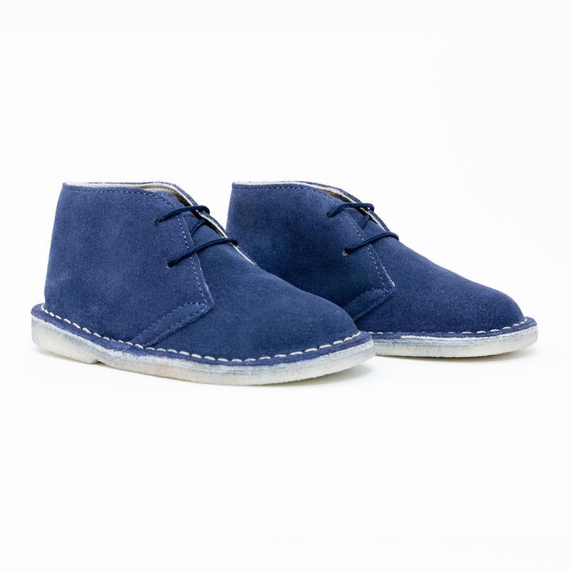 Desert Boots Niño Cordón Azul Marino