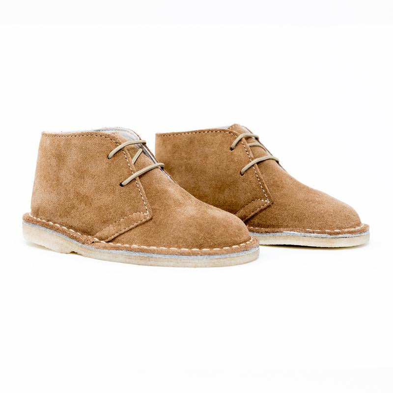Desert Boots Niño Cordón Almendra