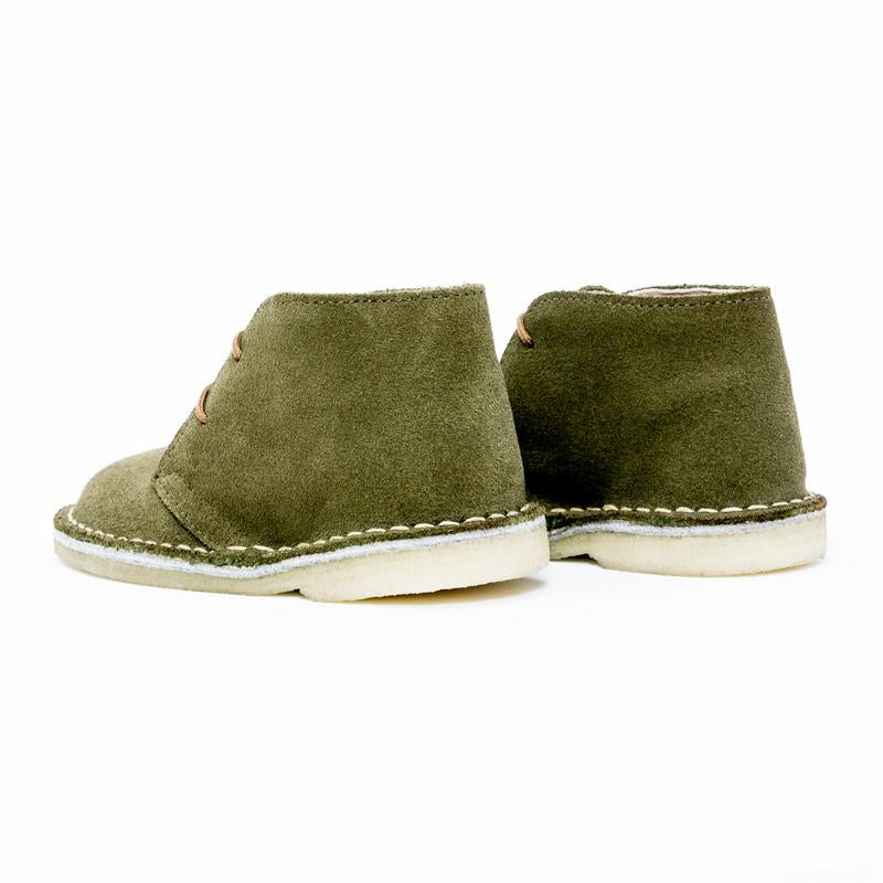 Desert Boots Niño Cordón Verde Oliva