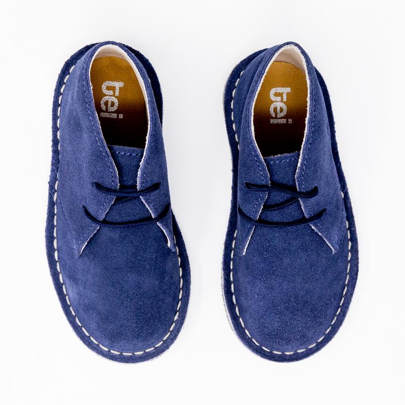 Desert Boots Niño Cordón Azul Marino