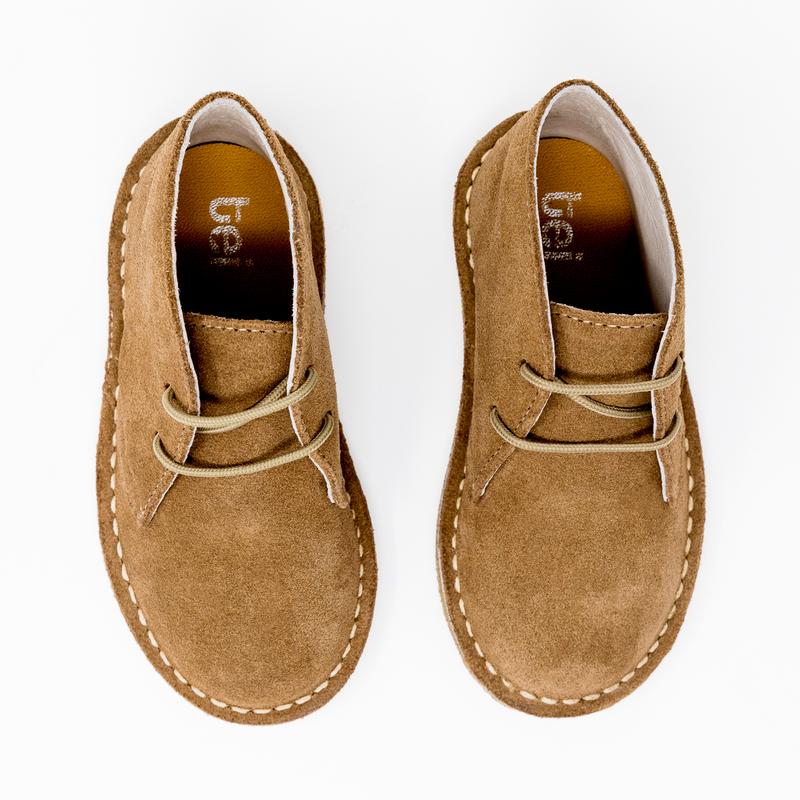 Desert Boots Niño Cordón Almendra