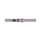 Cinturón trenzado elástico Rojo/ Agua Marina/ Beige/ Blanco