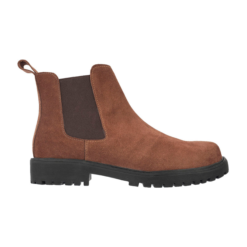 Botas Chelsea Sol Mujer Carnaza Cognac