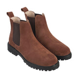 Botas Chelsea Sol Mujer Carnaza Cognac