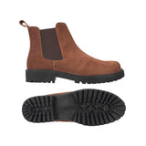 Botas Chelsea Sol Mujer Carnaza Cognac