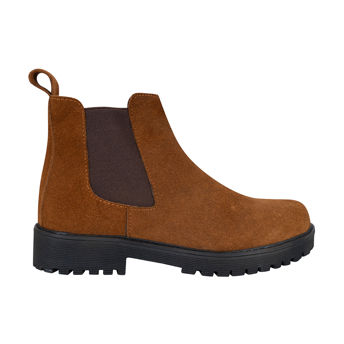 Botas Chelsea Sol Mujer Carnaza Canela